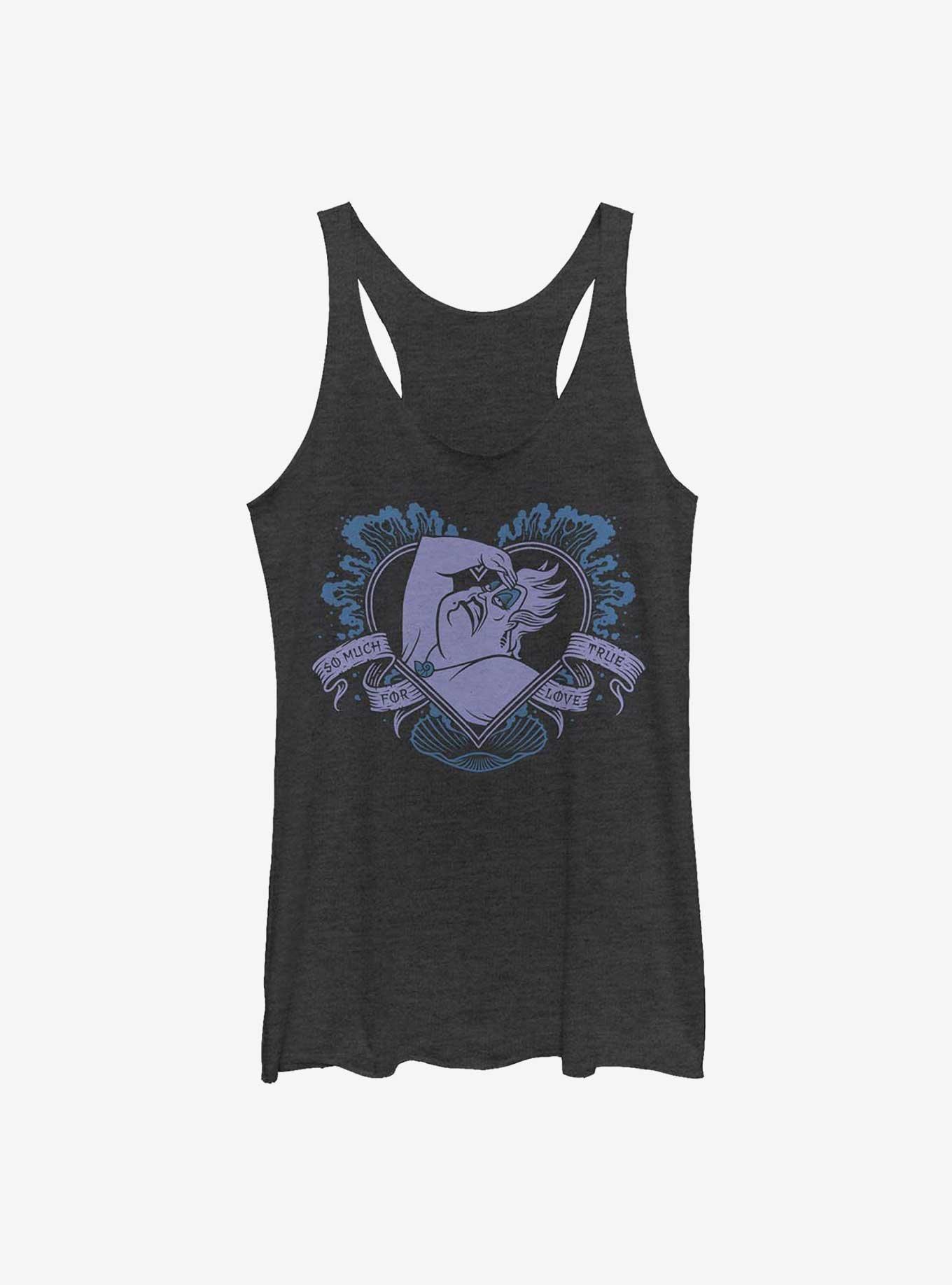 Disney Villains True Love Ursula Girls Tank, BLK HTR, hi-res