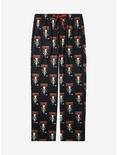 It Pennywise Allover Print Sleep Pants - BoxLunch Exclusive , BLACK, hi-res