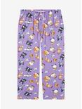 Sanrio Hello Kitty & Friends Halloween Allover Print Women's Plus Size Sleep Pants - BoxLunch Exclusive, PURPLE, hi-res