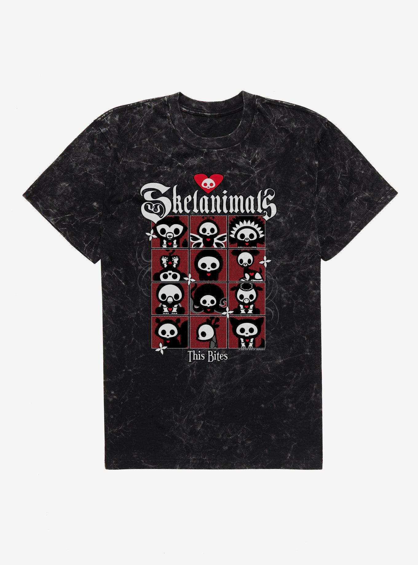 Skelanimals Character Blocks This Bites Mineral Wash T-Shirt, , hi-res