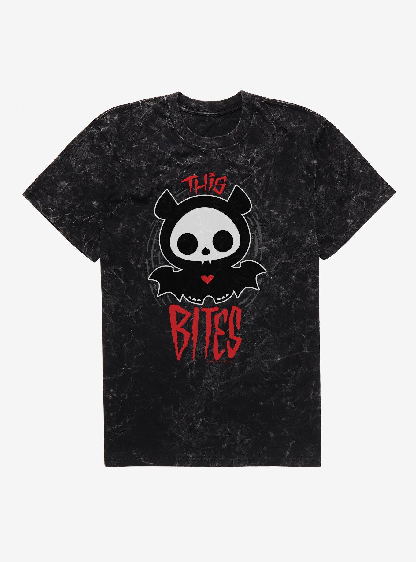 Skelanimals Diego This Bites Mineral Wash T-Shirt, , hi-res