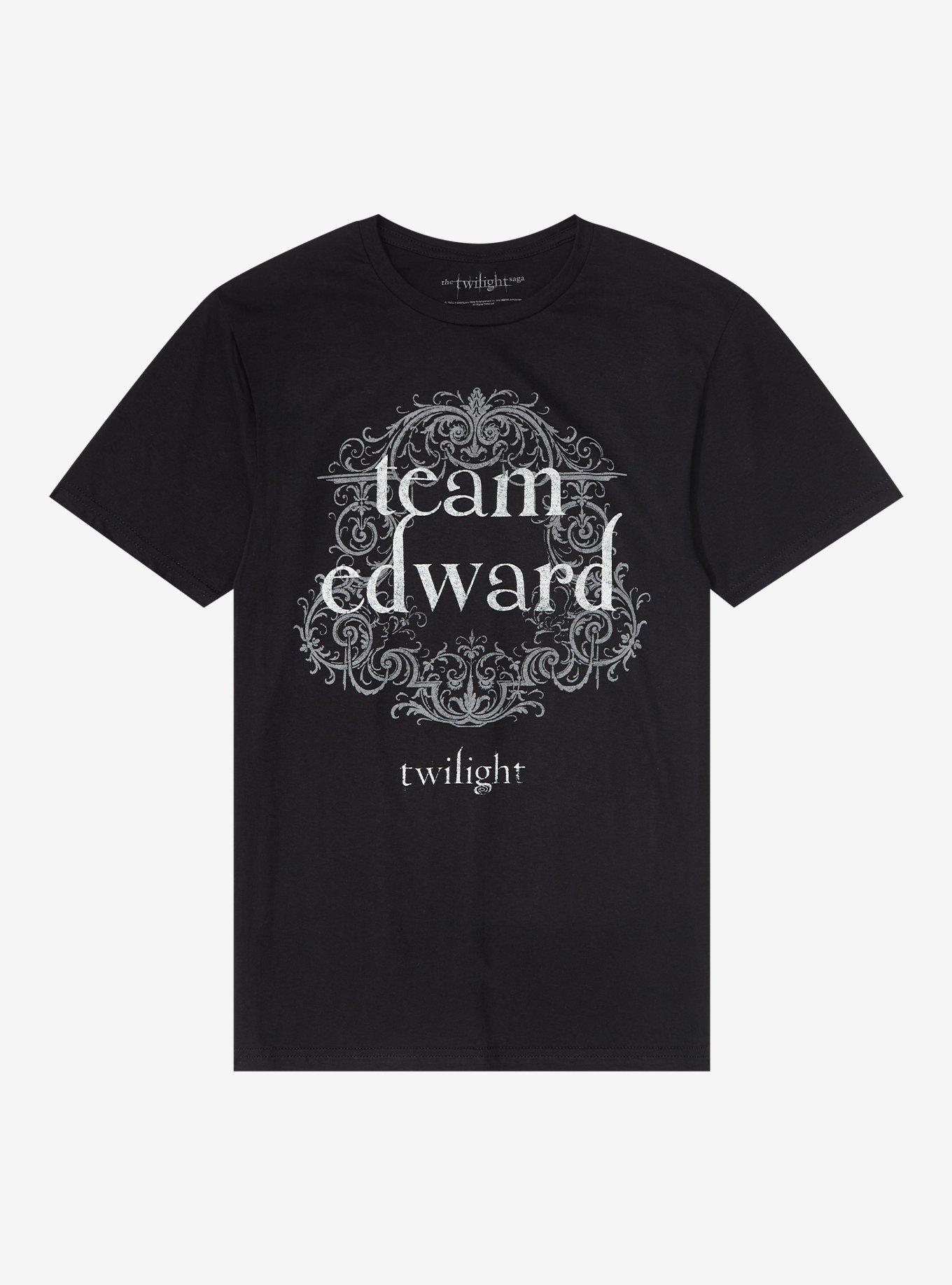 The Twilight Saga Team Edward Filigree Boyfriend Fit Girls T-Shirt, MULTI, hi-res
