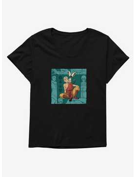 Avatar: The Last Airbender Aang And Momo Girls T-Shirt Plus Size, , hi-res