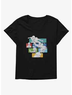 Plus Size Avatar: The Last Airbender Characters Colorblock Girls T-Shirt Plus Size, , hi-res