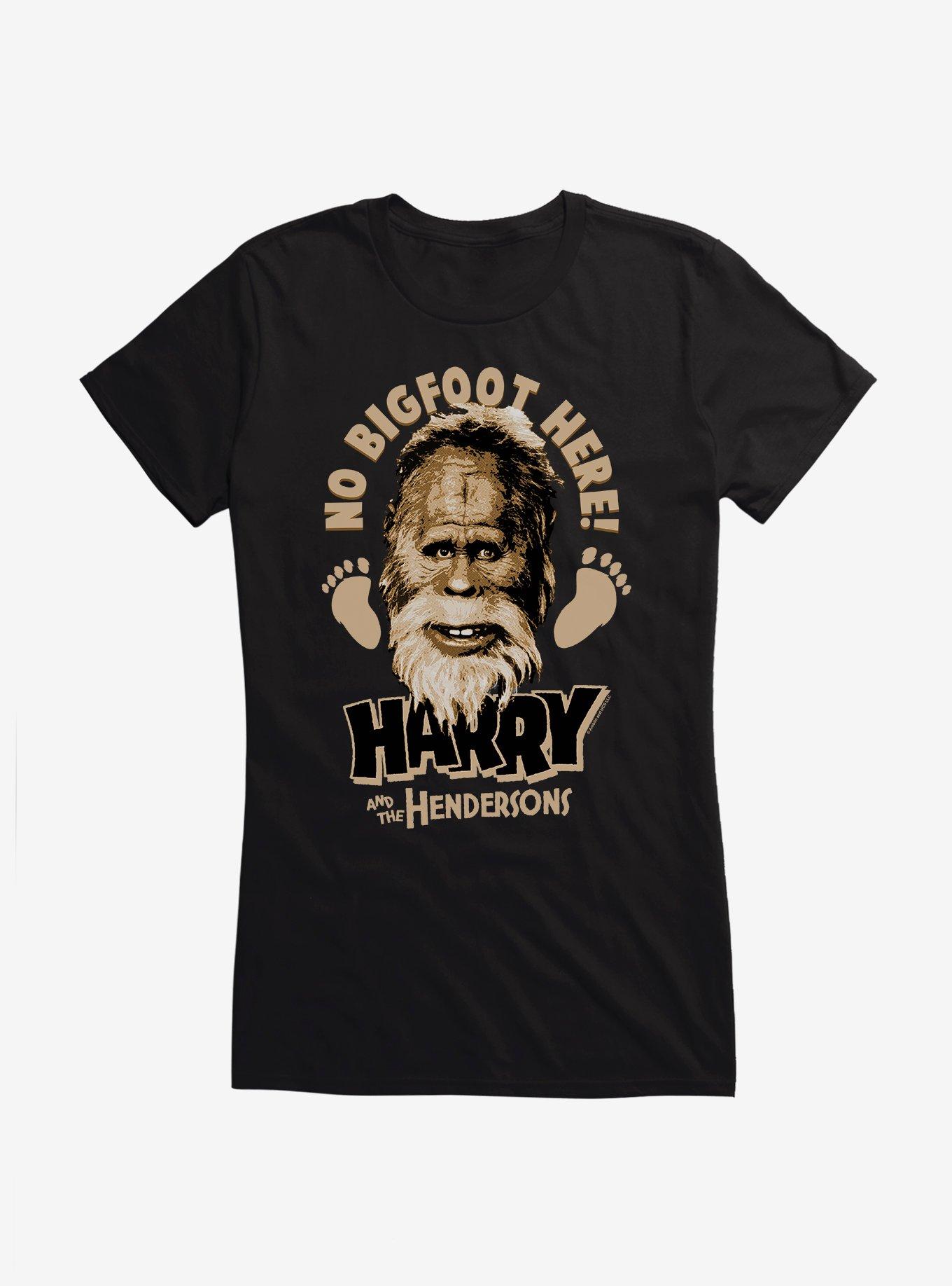 THRDLESS Harry And The Hendersons No Bigfoot Here! Girls T-Shirt