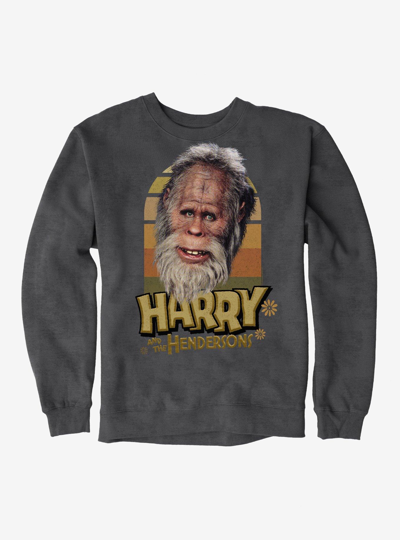 Harry And The Hendersons Retro Portrait Sweatshirt, CHARCOAL HEATHER, hi-res