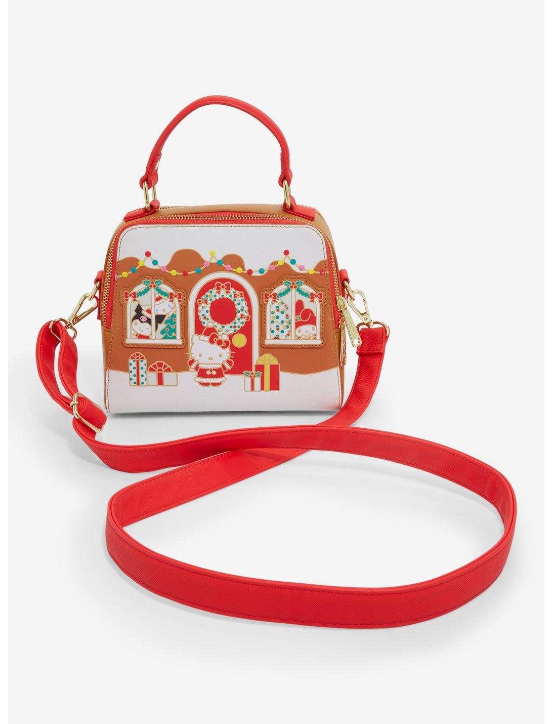 Loungefly Sanrio Hello Kitty & Friends Gingerbread House Crossbody Bag - BoxLunch Exclusive, , hi-res