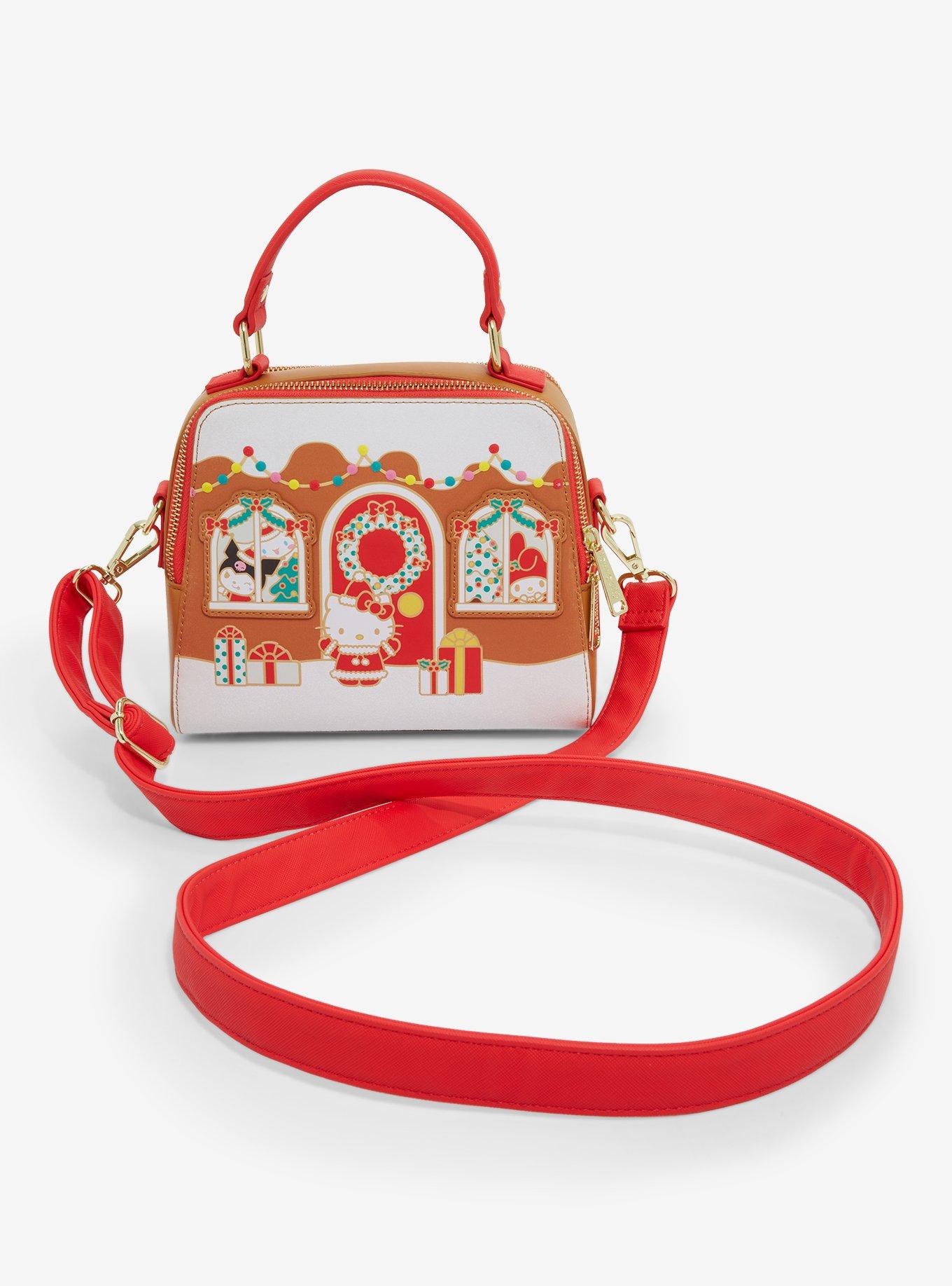 Sanrio Hello Kitty Head Shaped Lunch Bag Red Bow - Curious Bazaar