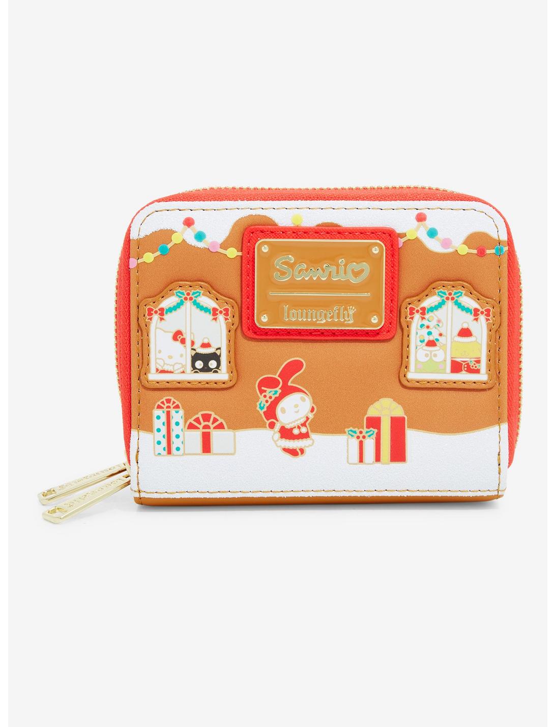 Loungefly Sanrio Hello Kitty & Friends Gingerbread House Small Zip Wallet - BoxLunch Exclusive, , hi-res