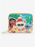 Loungefly Disney Lilo & Stitch Sand Snowman Small Zip Wallet - BoxLunch Exclusive, , hi-res