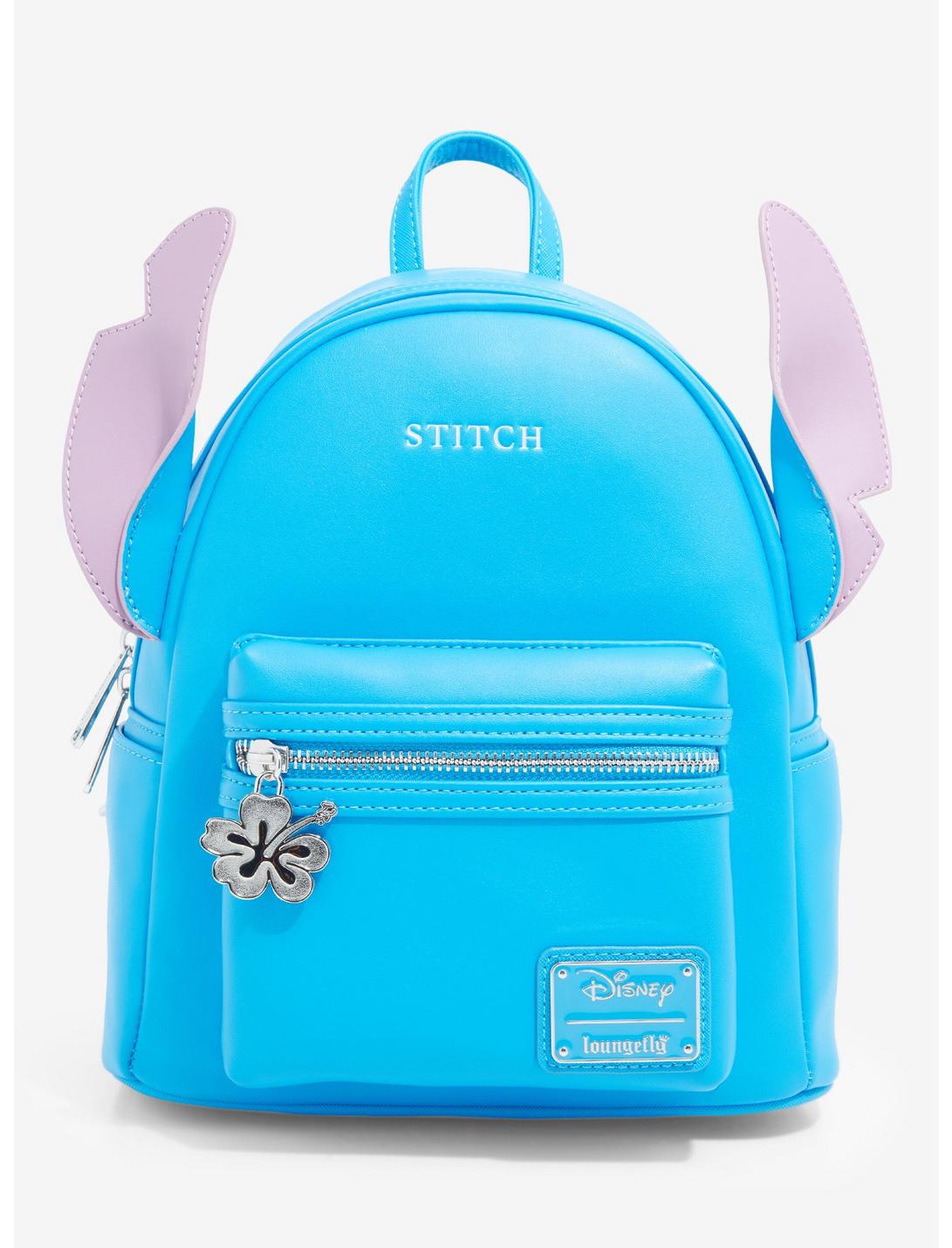 Loungefly Disney Lilo & Stitch Minimalist Stitch Figural Mini Backpack - BoxLunch Exclusive, , hi-res