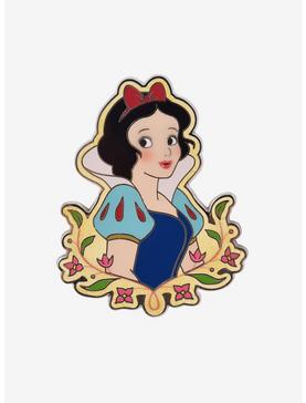Disney 100 Snow White and the Seven Dwarfs Floral Snow White Enamel Pin - BoxLunch Exclusive, , hi-res