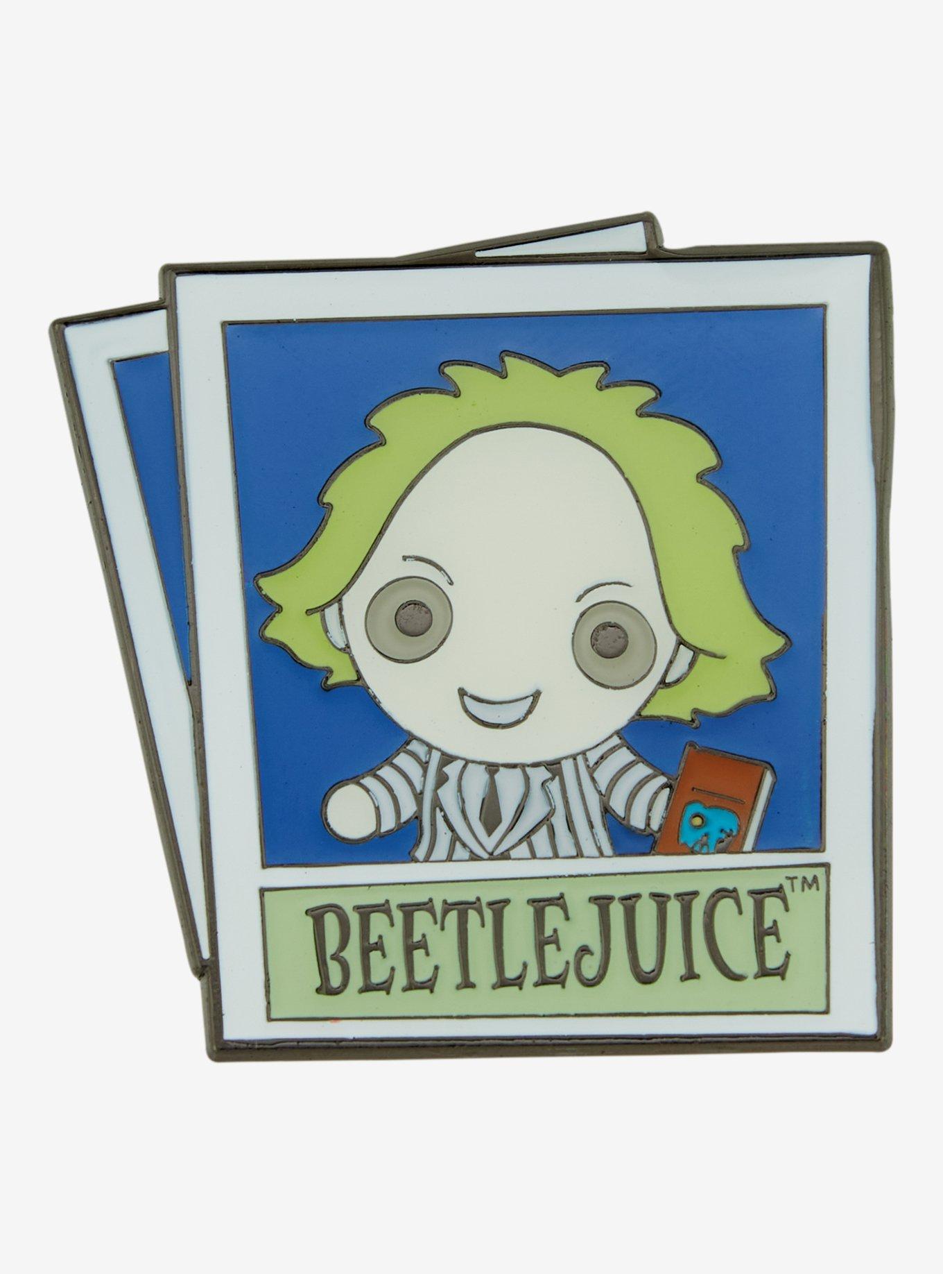 Loungefly Beetlejuice Polaroid Portrait Enamel Pin - BoxLunch Exclusive, , hi-res