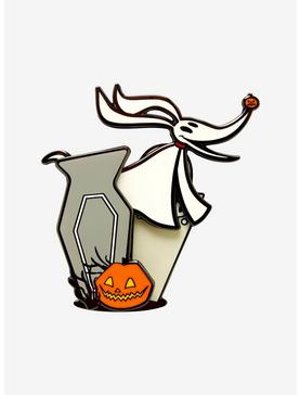 Loungefly The Nightmare Before Christmas 30th Anniversary Zero Gravestone Sliding Glow-in-the-Dark Limited Edition Enamel Pin - BoxLunch Exclusive, , hi-res
