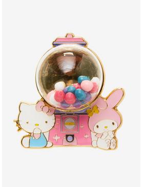 Loungefly Sanrio My Melody & Hello Kitty Bubblegum Machine Enamel Pin - BoxLunch Exclusive, , hi-res