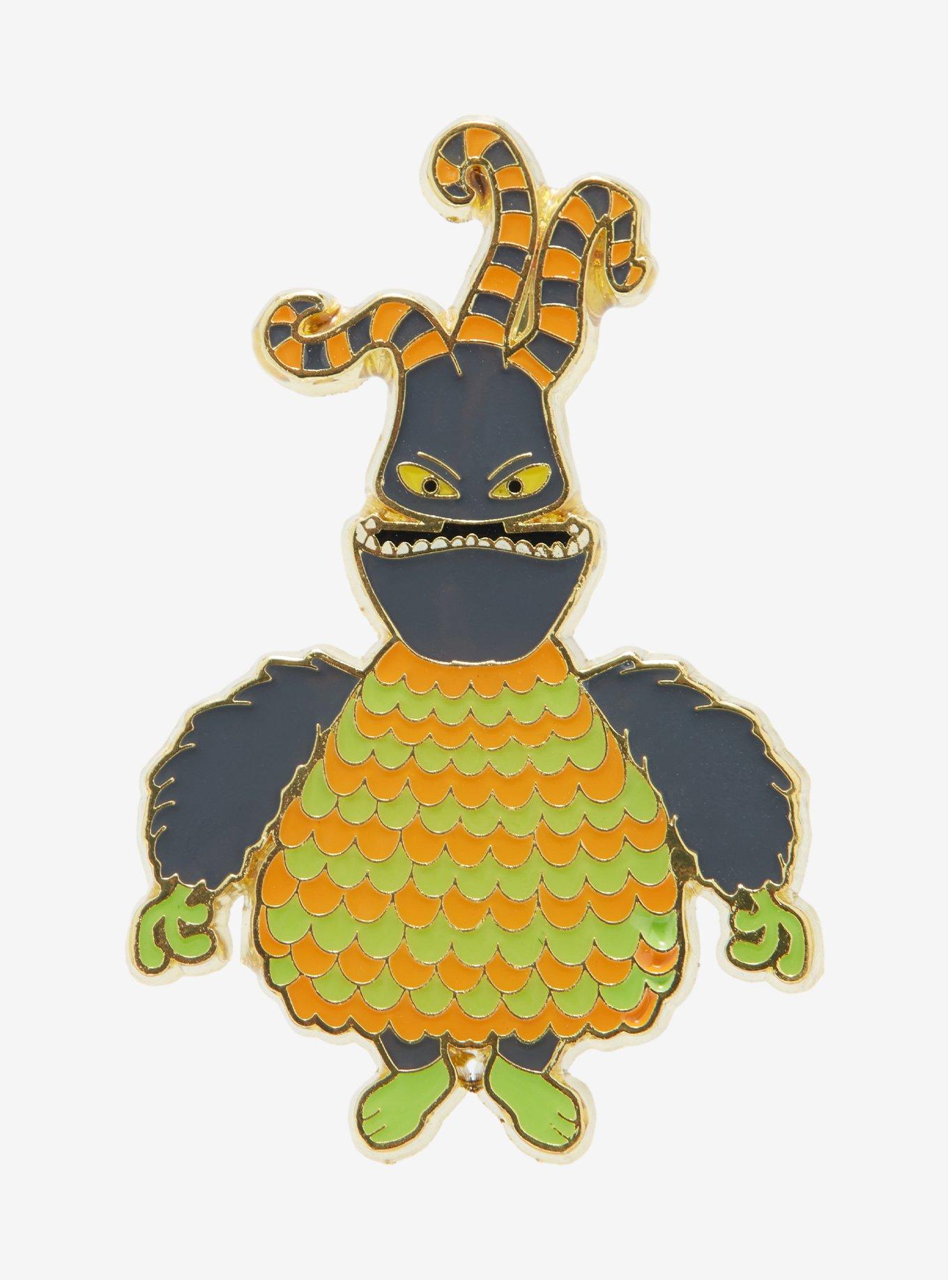 Loungefly Disney The Nightmare Before Christmas Harlequin Demon Enamel Pin - BoxLunch Exclusive, , hi-res