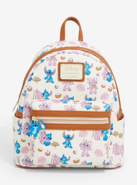 Loungefly リロとエンジェル 桜柄 ミニバックパック ディズニー Loungefly Stitch and Angel Cherry Blossom Heart Mini