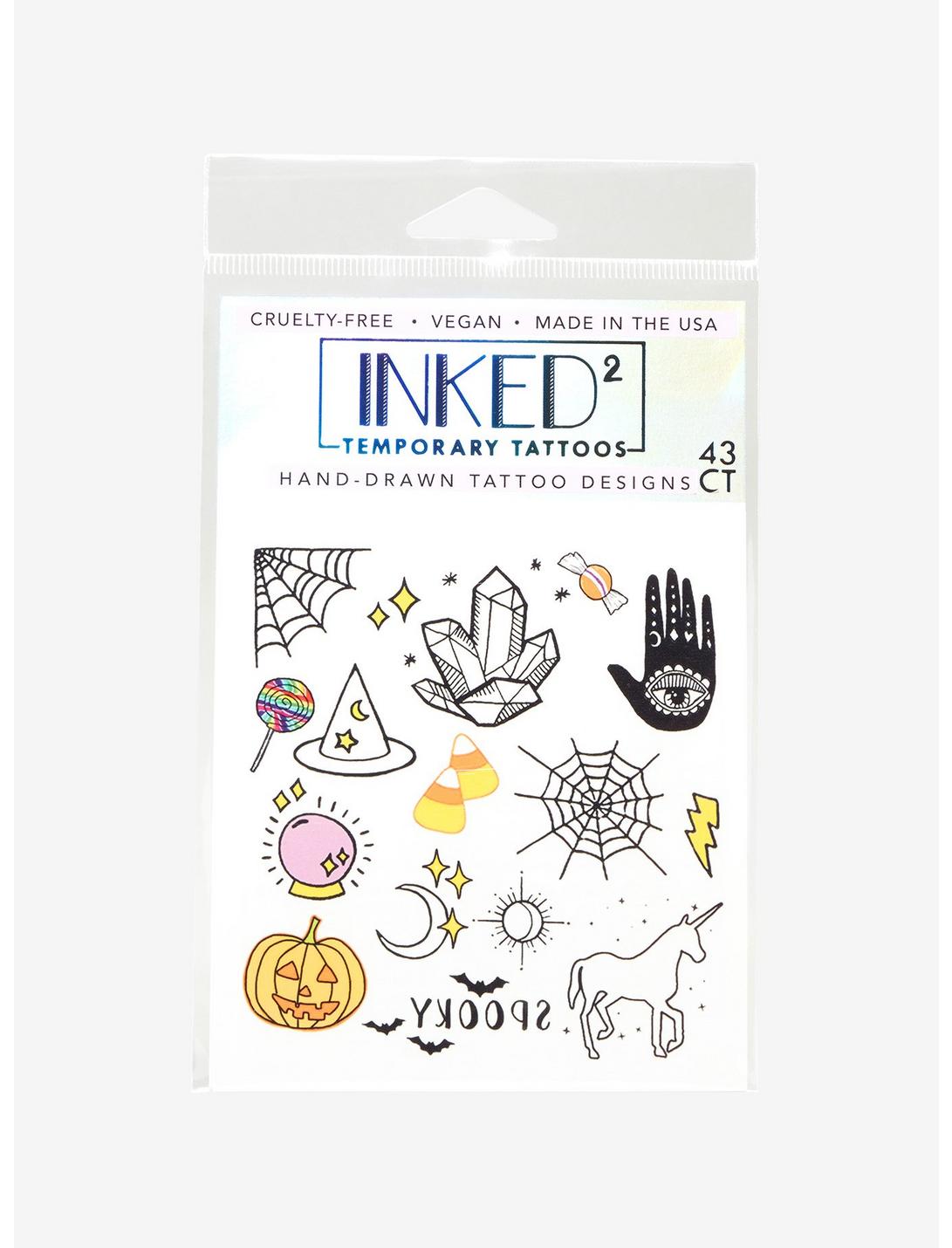 INKED By Dani Witchy Temporary Tattoo Sheet, , hi-res