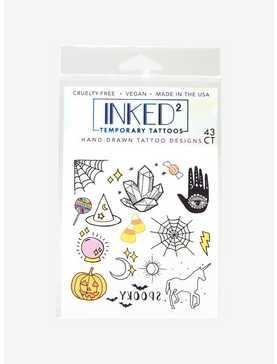 INKED By Dani Witchy Temporary Tattoo Sheet, , hi-res