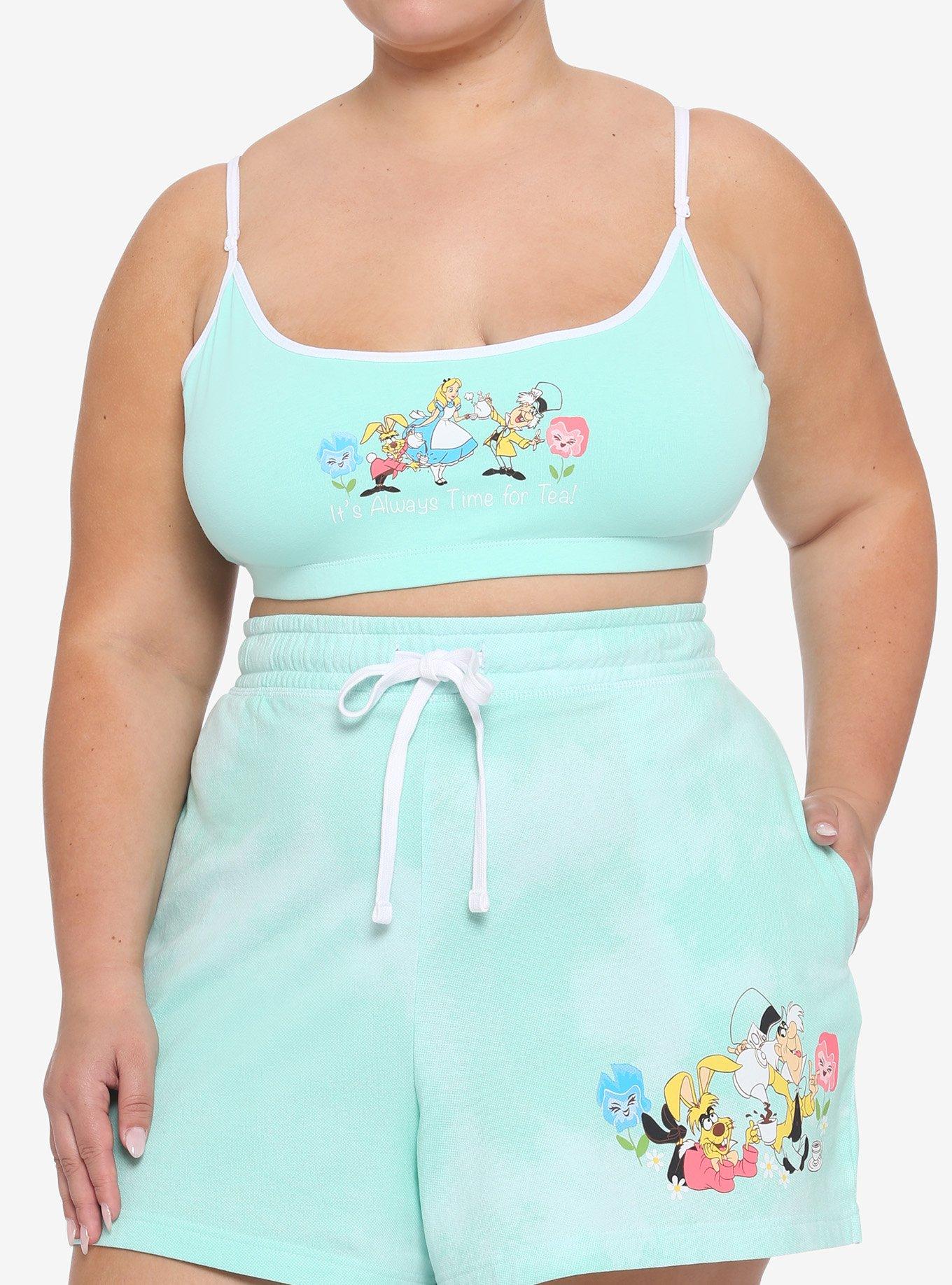 Disney Alice In Wonderland Character Tea Time Lounge Set Plus Size, BABY BLUE, hi-res