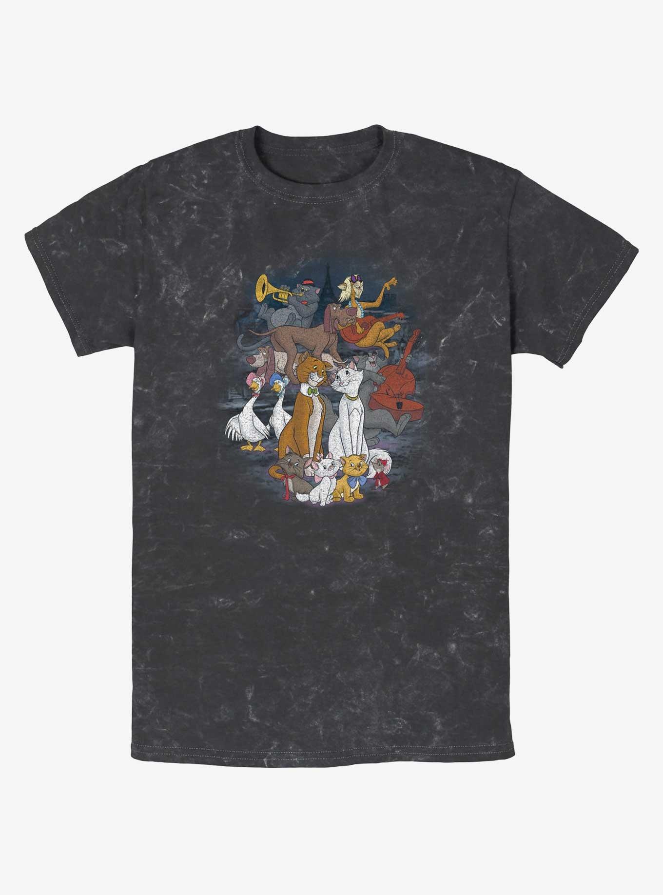 Disney The AristoCats All The Cats Mineral Wash T-Shirt, , hi-res