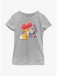Disney Bambi Thumper Loves Miss Bunny Twitterpated Youth Girls T-Shirt, ATH HTR, hi-res
