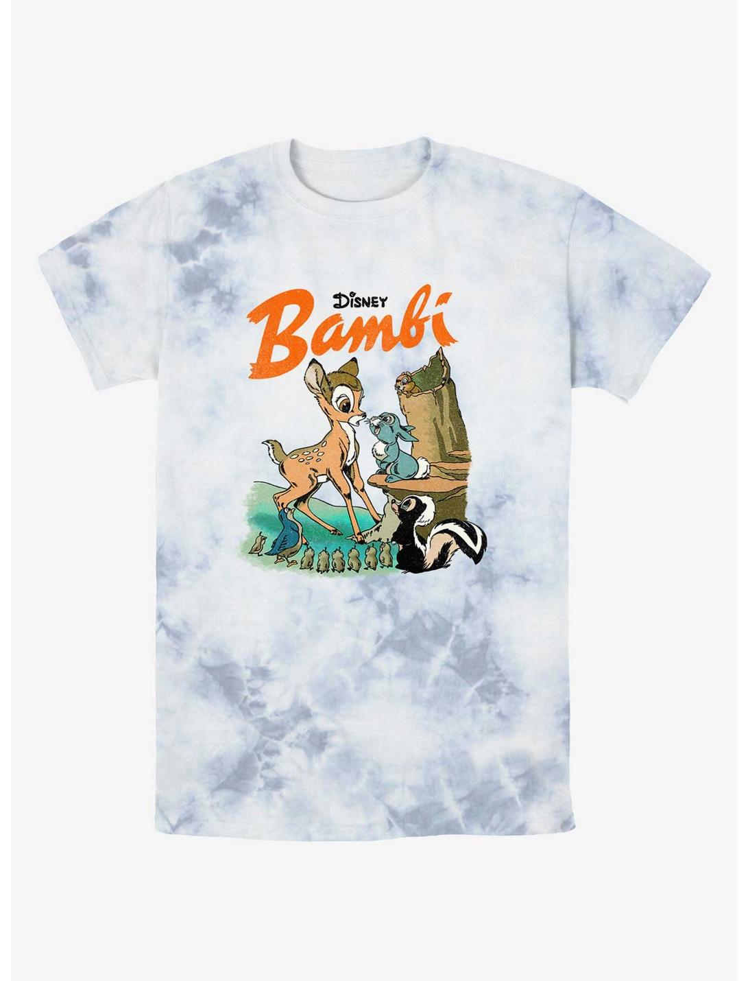 Disney Bambi Forest Friends Tie-Dye T-Shirt, WHITEBLUE, hi-res