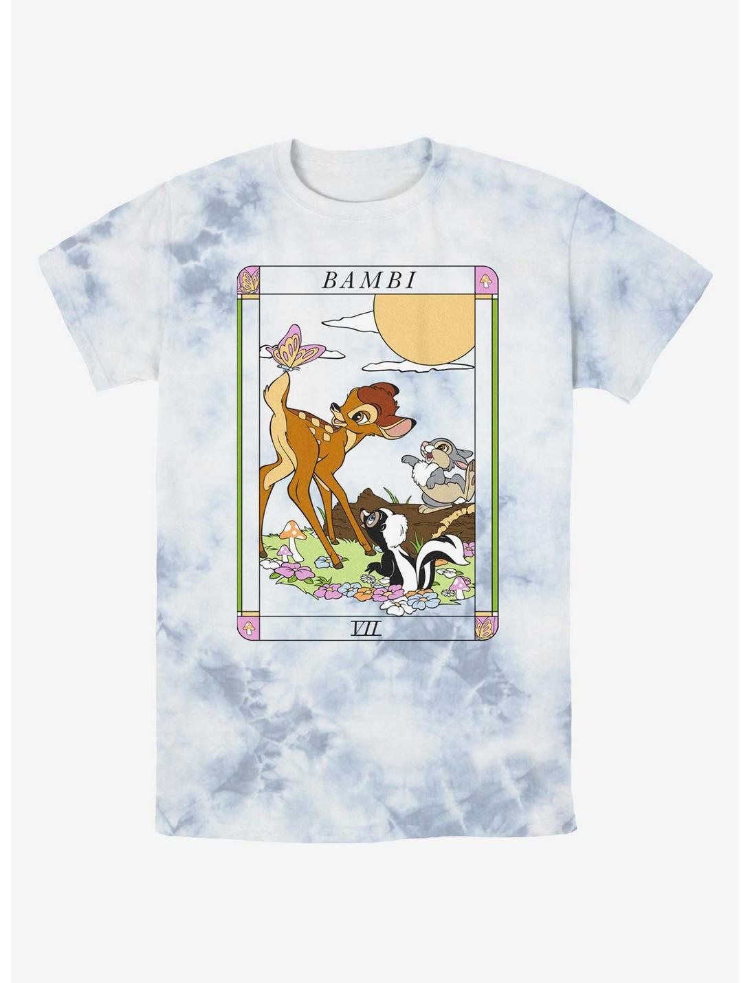 Disney Bambi and Friends Flower & Thumper Card Tie-Dye T-Shirt, WHITEBLUE, hi-res