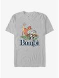 Disney Bambi Forest Friends Logo T-Shirt, SILVER, hi-res