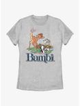 Disney Bambi Forest Friends Logo Womens T-Shirt, ATH HTR, hi-res