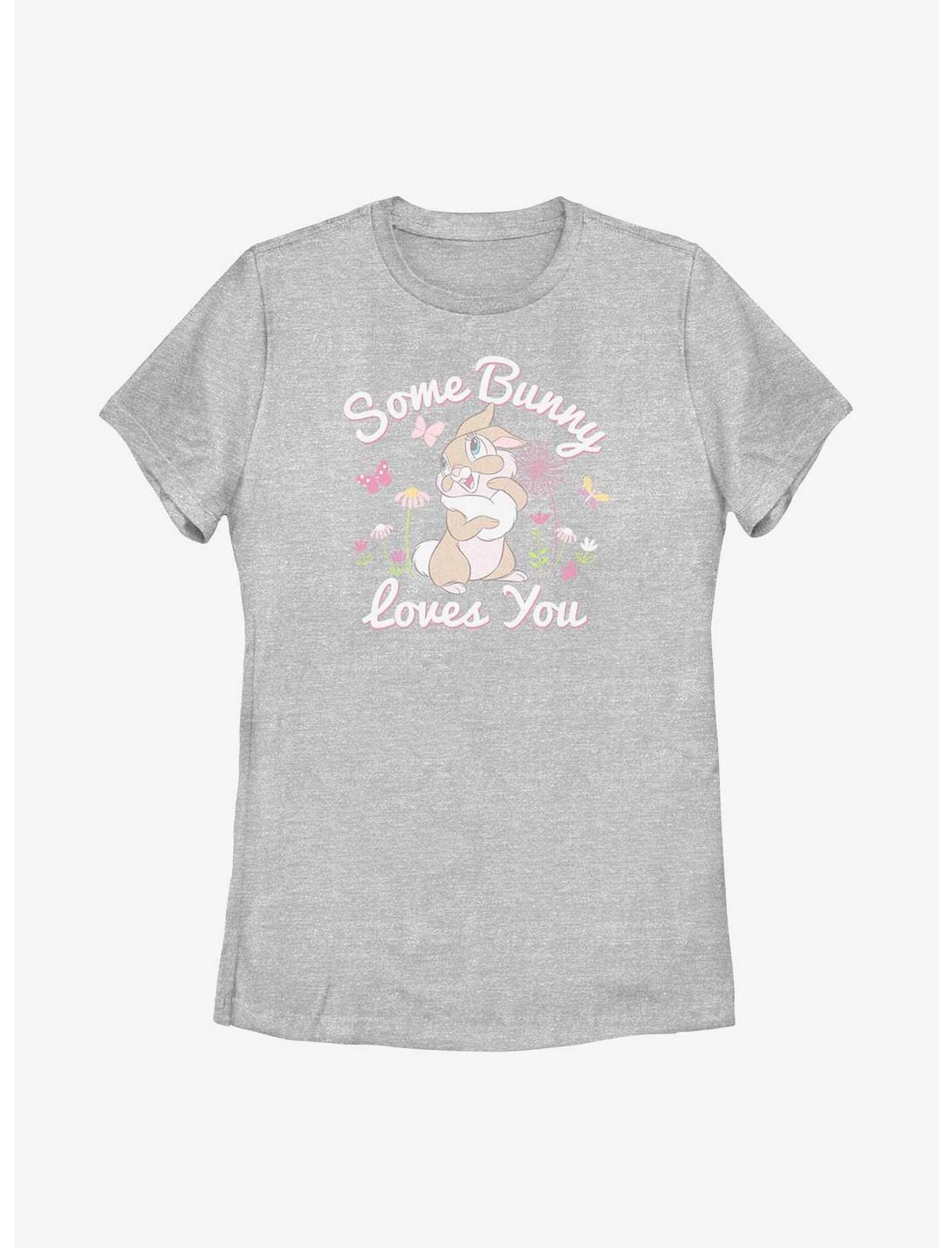 Disney Bambi Some Bunny Loves You Womens T-Shirt, ATH HTR, hi-res