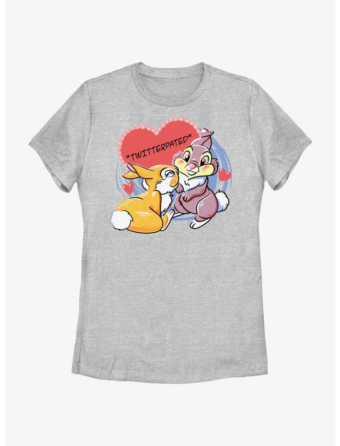 Disney Bambi Thumper Loves Miss Bunny Twitterpated Womens T-Shirt, ATH HTR, hi-res