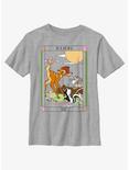 Disney Bambi and Friends Flower & Thumper Card Youth T-Shirt, ATH HTR, hi-res
