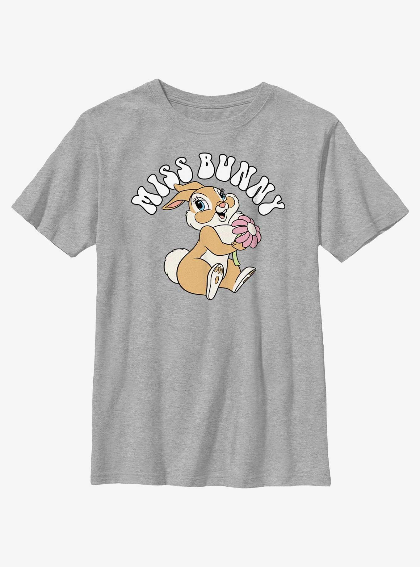 Disney Bambi Miss Bunny Retro Youth T-Shirt, ATH HTR, hi-res