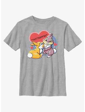 Disney Bambi Thumper Loves Miss Bunny Twitterpated Youth T-Shirt, , hi-res