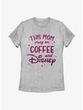 Disney Channel This Mom Runs On Coffee and Disney Womens T-Shirt, ATH HTR, hi-res