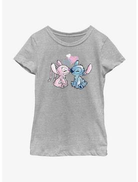 Disney Lilo & Stitch Angel Loves Stitch Youth Girls T-Shirt, , hi-res