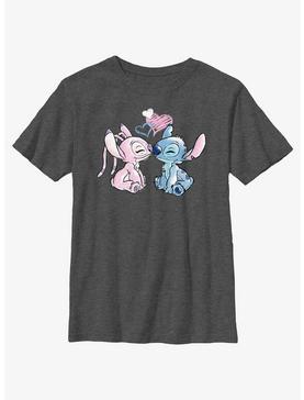 Disney Lilo & Stitch Angel Loves Stitch Youth T-Shirt, , hi-res