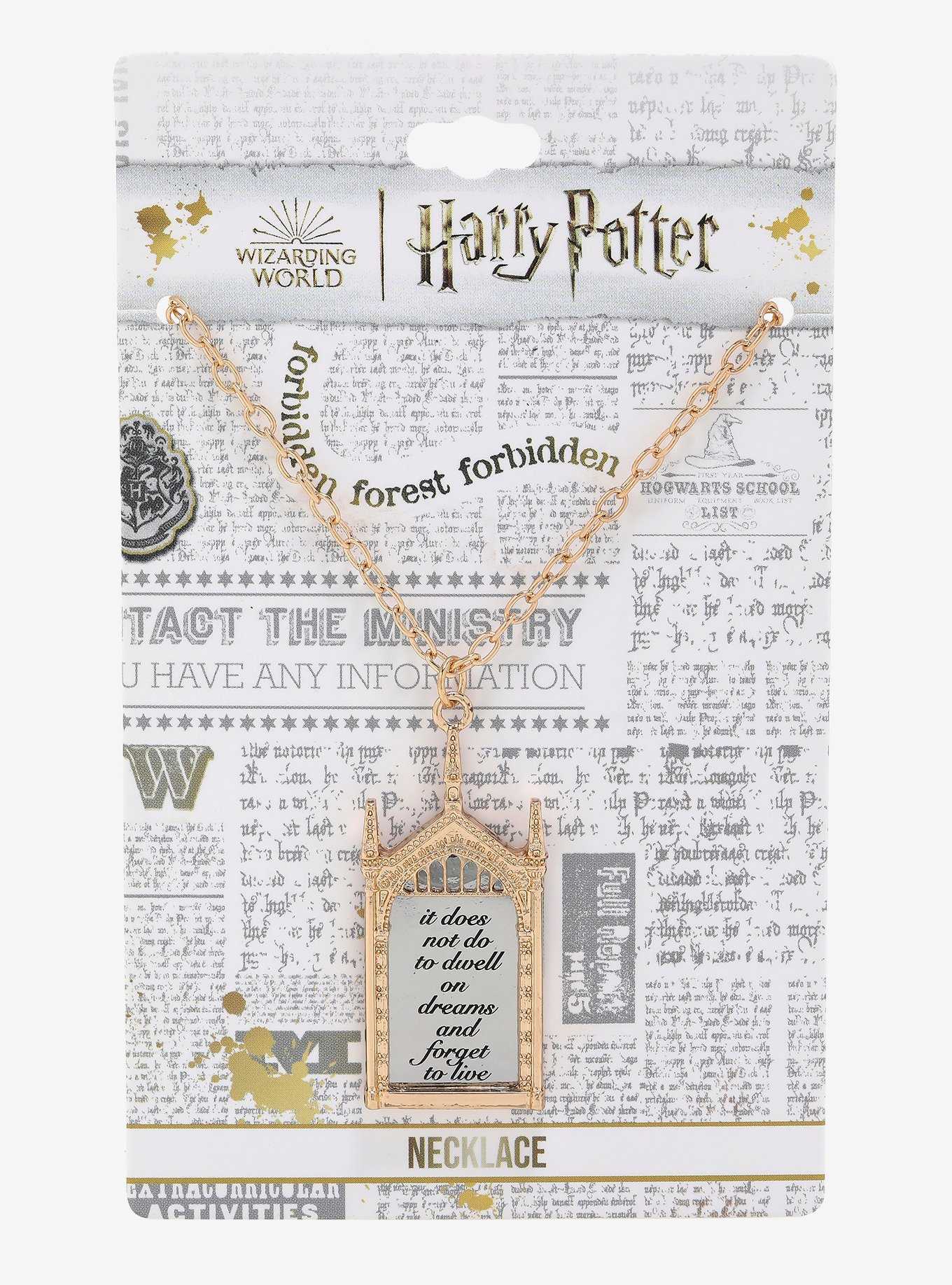 Harry Potter Mirror of Erised Charm Necklace - BoxLunch Exclusive, , hi-res
