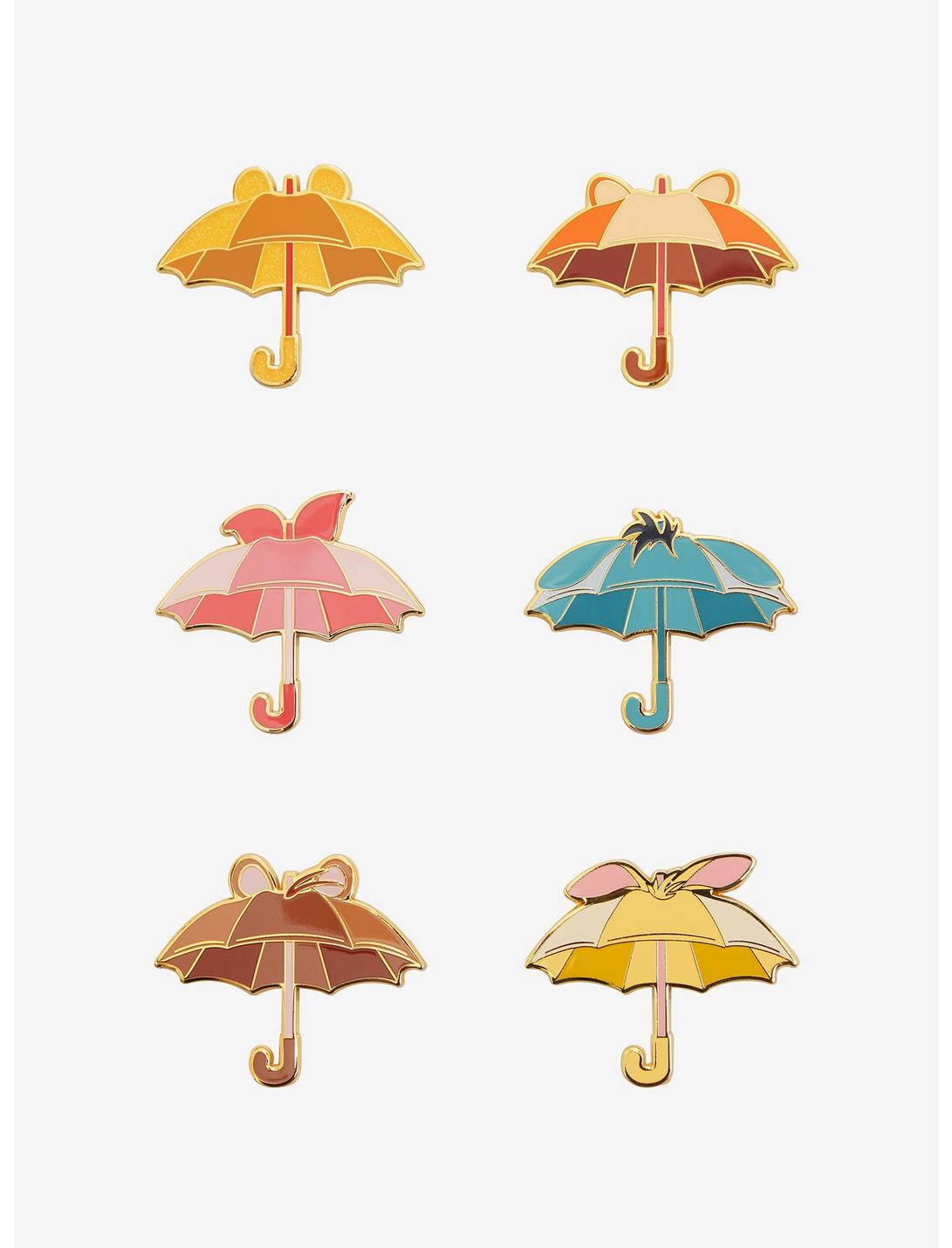 Loungefly Disney Winnie the Pooh Character Umbrella Blind Box Pin, , hi-res