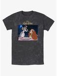 Disney Lady and the Tramp Share Spaghetti Mineral Wash T-Shirt, BLACK, hi-res