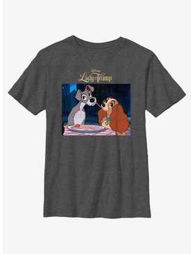 Disney Lady and the Tramp Share Spaghetti Youth T-Shirt, , hi-res