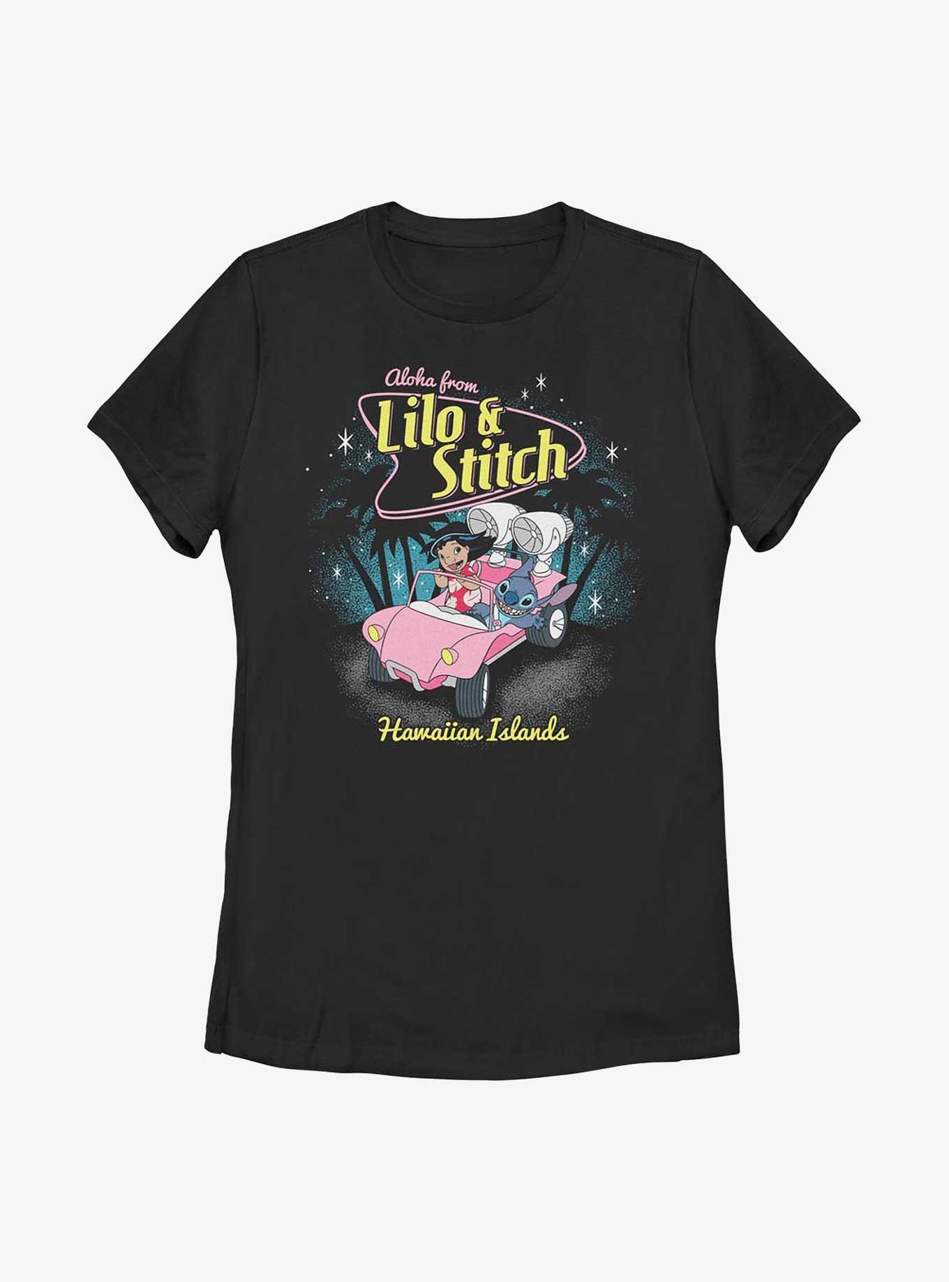 Disney Lilo & Stitch Aloha From Hawaiian Islands Womens T-Shirt, , hi-res
