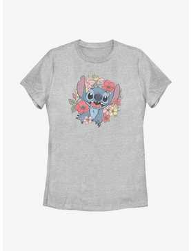 Disney Lilo & Stitch Floral Stitch Womens T-Shirt, , hi-res