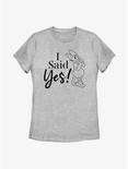 Disney Mickey Mouse Daisy I Said Yes Womens T-Shirt, ATH HTR, hi-res