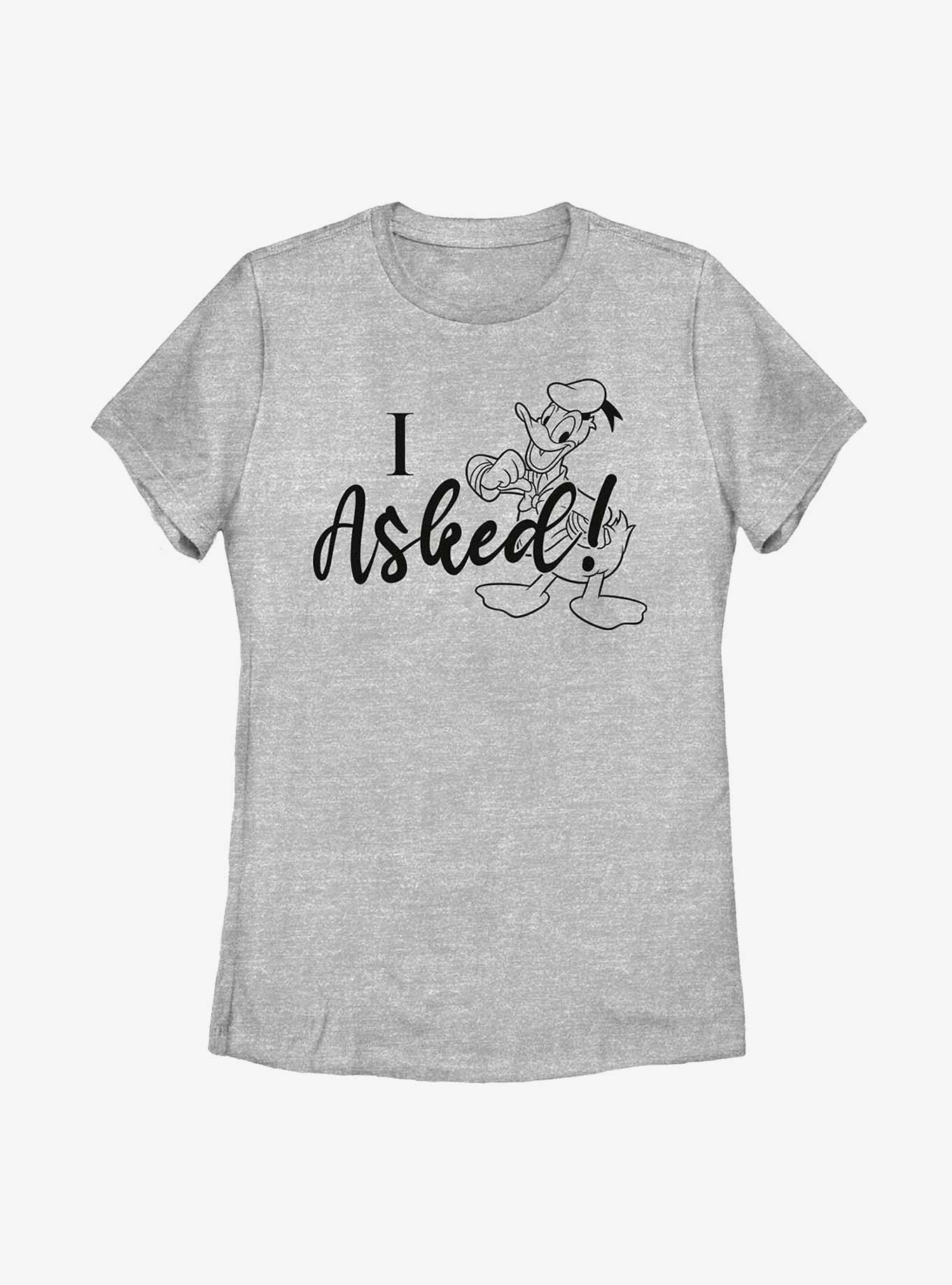 Disney Mickey Mouse Donald Duck I Asked Womens T-Shirt, , hi-res