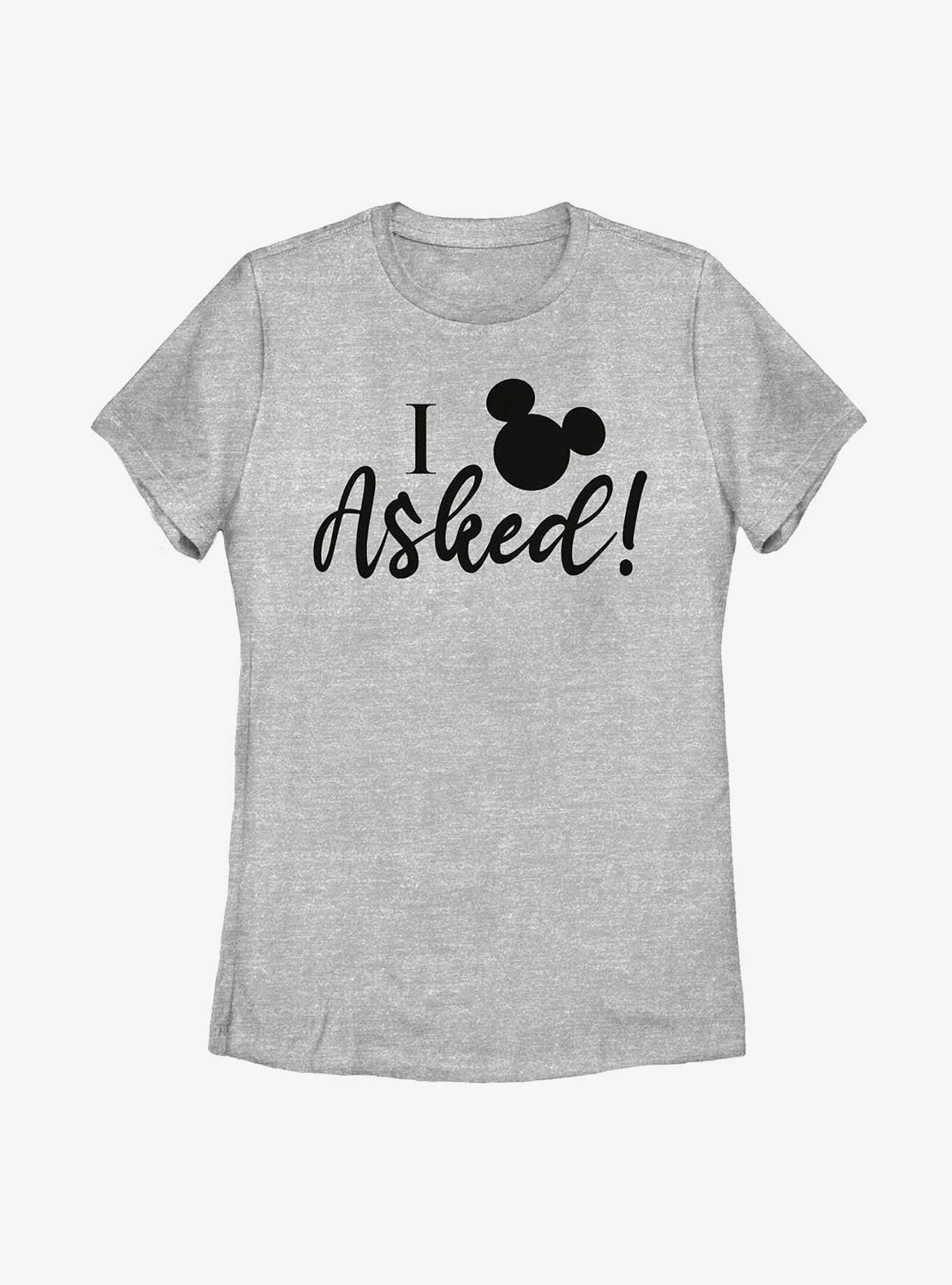 Disney Mickey Mouse I Asked Womens T-Shirt, ATH HTR, hi-res