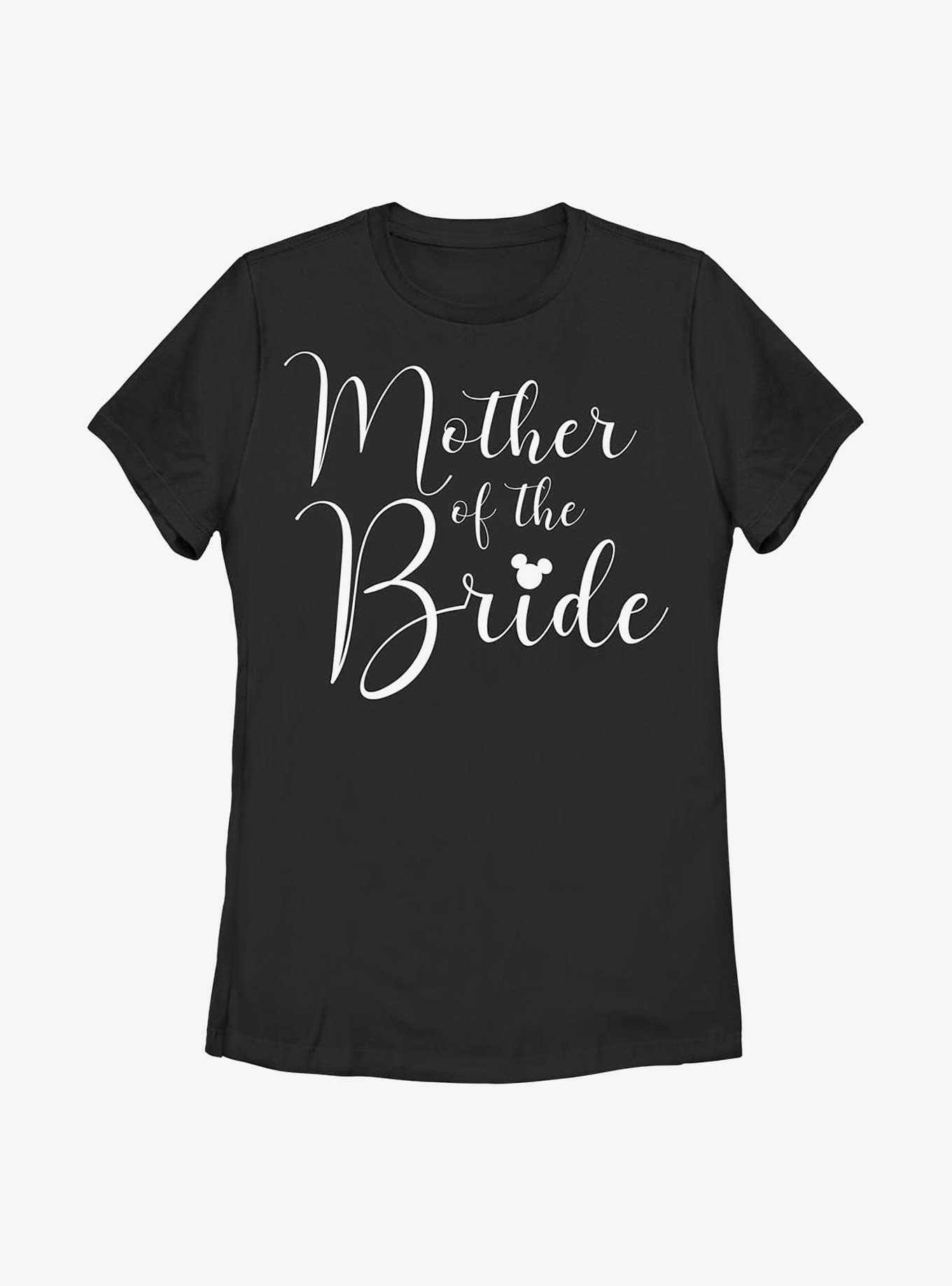 Disney Mickey Mouse Mother Of The Bride Womens T-Shirt, BLACK, hi-res