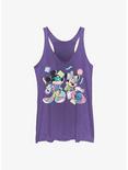 Disney Mickey Mouse 80's Minnie & Mickey Womens Tank Top, PUR HTR, hi-res
