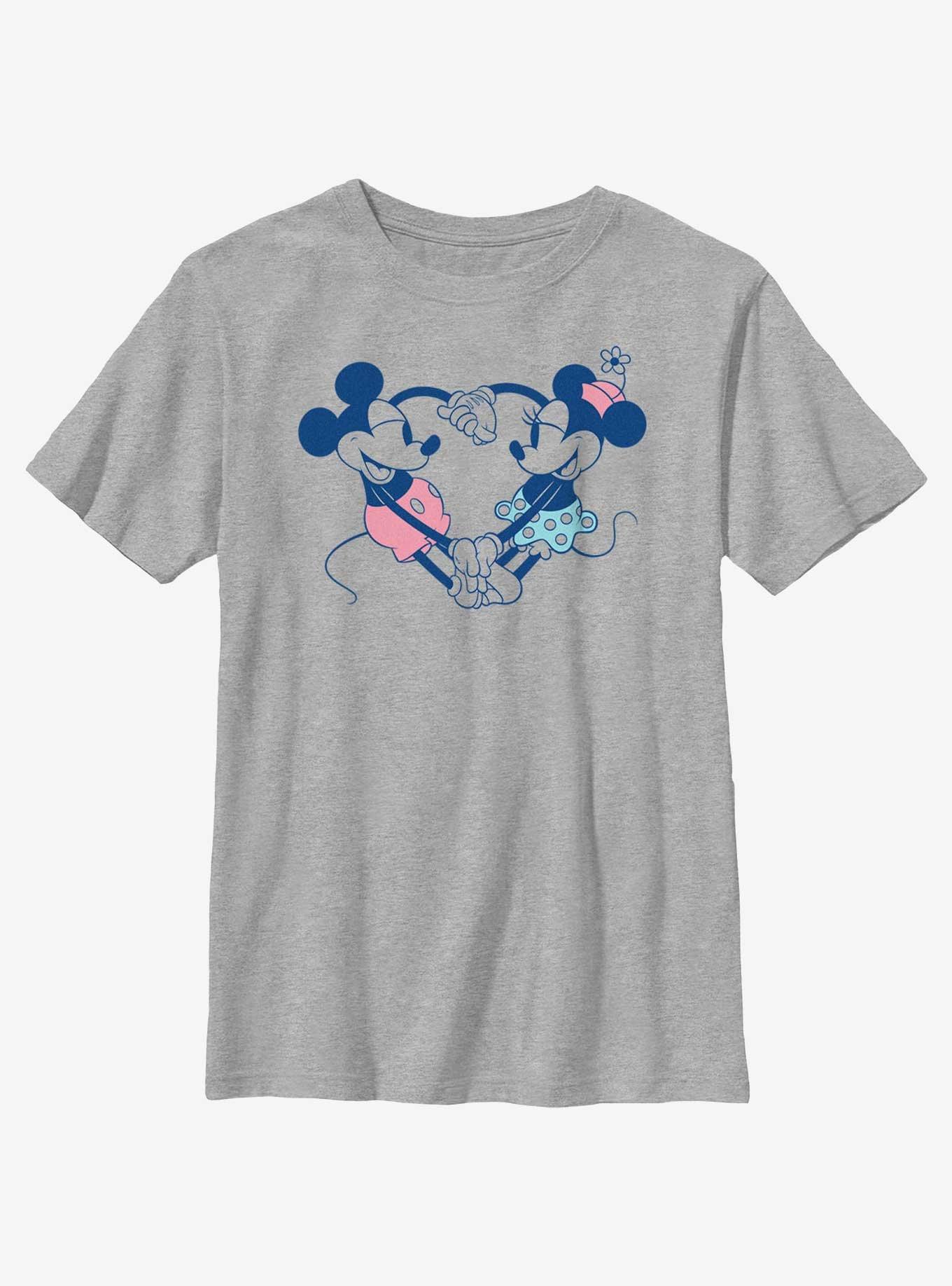 Disney Mickey Mouse Heart Pair Youth T-Shirt, , hi-res